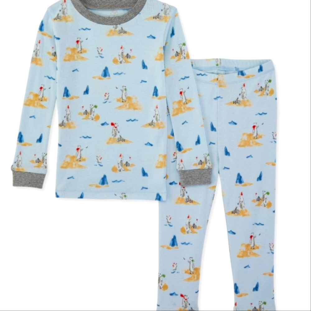 Burt's Bees BabyBaby Girls' Pajamas, Tee and Pant 2-Piece Pj